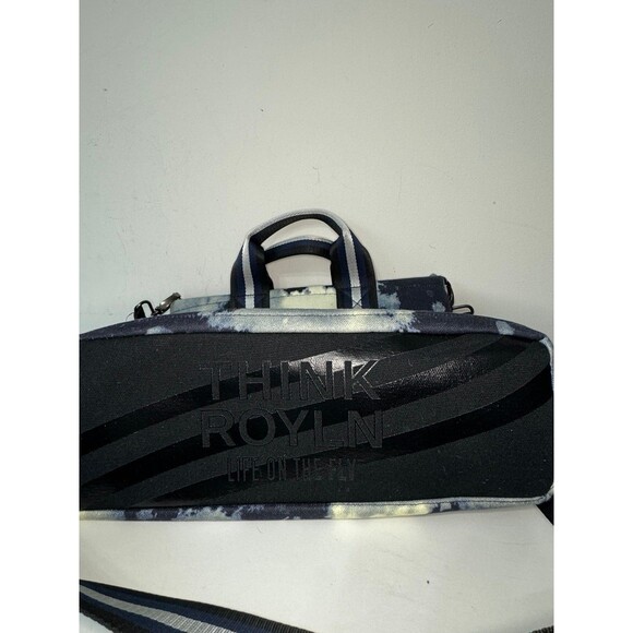 THINK ROYLN DENIM TYE DYE EDITOR BAG new - Picture 6 of 6